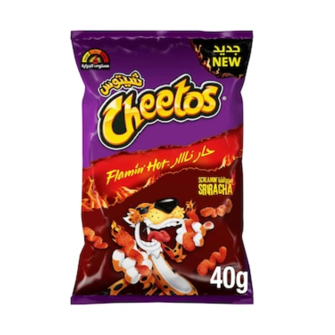 CHEETOS FLAMIN HOT SCREAMIN SRIRACHA 40G